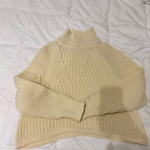 Cozy Cream Knit turtleneck altard state Sweater